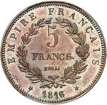 Napoléon II (1811-1832). 5 francs 1816, ... 