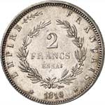 Napoléon II (1811-1832). 2 francs 1816, ... 