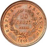 Napoléon II (1811-1832). 10 centimes 1816, ... 