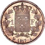 Louis XVIII (1814-1824). Franc 1817 A, ... 