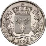 Henri V, prétendant (1820-1883). 5 francs ... 