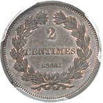 Louis Philippe Ier (1830-1848). 2 centimes ... 