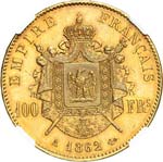Napoléon III (1852-1870). 100 francs or ... 