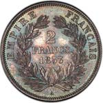 Napoléon III (1852-1870). 2 francs 1853, ... 
