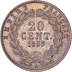 Napoléon III (1852-1870). 20 centimes ... 