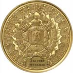 Napoléon III (1852-1870). Médaille en or ... 