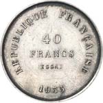 III° République (1870-1940). 40 francs ... 