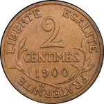III° République (1870-1940). 2 centimes ... 