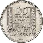 III° République (1870-1940). 20 francs ... 