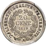 III° République (1870-1940). 20 centimes ... 