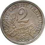 III° République (1870-1940). 2 centimes ... 