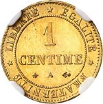 III° République (1870-1940). 1 centime ... 