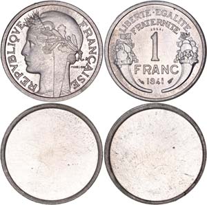 État Français (1940-1944). Franc 1941, ... 