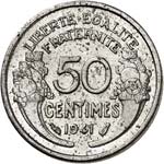 État Français (1940-1944). 50 centimes ... 