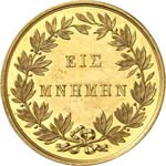 Othon (1833-1862). Médaille en or 1871, ... 