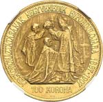 François Joseph (1848-1916). 100 korona ... 