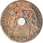 1 cent 1908, Piéfort en bronze, flan mat.  ... 