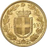 Umberto Ier (1878-1900). 100 lire 1883 R, ... 