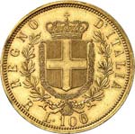 Victor Emmanuel II (1861-1878). 100 Lire, ... 