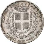 Victor Emmanuel II (1861-1878). 5 lire ... 