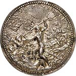 Prise de Tunis. Médaille en argent 1573, ... 