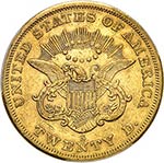 20 dollars Liberty 1856 S, San Francisco Av. ... 
