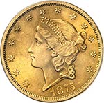 20 dollars Liberty 1875 ... 