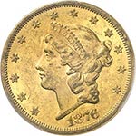 20 dollars Liberty 1876 ... 