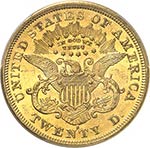 20 dollars Liberty 1876 S, San Francisco Av. ... 