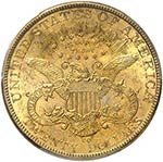 20 dollars Liberty 1893 CC, Carson city. Av. ... 
