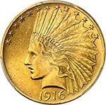 10 dollars Indien 1916, ... 