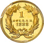 Dollar Liberty 1888, Philadelphie, frappe de ... 