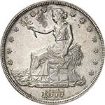 Trade Dollar 1877 S, San ... 