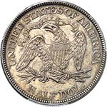 1/2 dollar « Motto » 1874, Philadelphie ... 