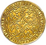 Flandres, Louis de Mâle (1346-1384). Lion ... 