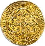 Philippe VI (1328-1350). Chaise d’or 2ème ... 