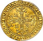 Charles VII (1422-1461). Écu d’or 2ème ... 