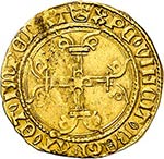 Charles VII (1422-1461). 1/2 écu d’or au ... 