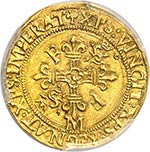 Francois Ier (1515-1547). Écu d’or aux ... 