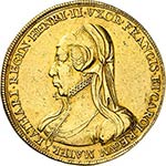 Charles IX (1560-1574). Médaille en or 1565 ... 
