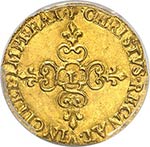 Louis XIII (1610-1643). Écu d’or Ier type ... 