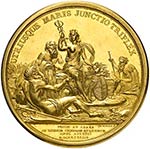 Louis XVI (1774-1792). Médaille en or 1783, ... 