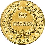Premier Empire (1804-1814). 20 francs an ... 