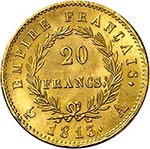 Premier Empire (1804-1814). 20 francs or ... 