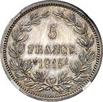 Cent jours (1815). 5 francs 1815 A, Paris, ... 