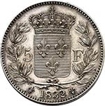 Henri V, prétendant (1820-1883). 5 francs ... 