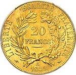 II° République (1848-1852). 20 francs or ... 
