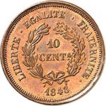 II° République (1848-1852). 10 centimes ... 