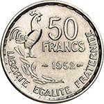 IV° République (1947-1958). 50 francs ... 