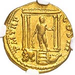 Hadrien (117-138). Aureus, Rome. Av. Tête ... 